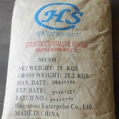 Süßstoff für Lebensmittel Sorbitol C6H14O6 CAS 50-70-4 mit und Dichte 1,489 g/cm3